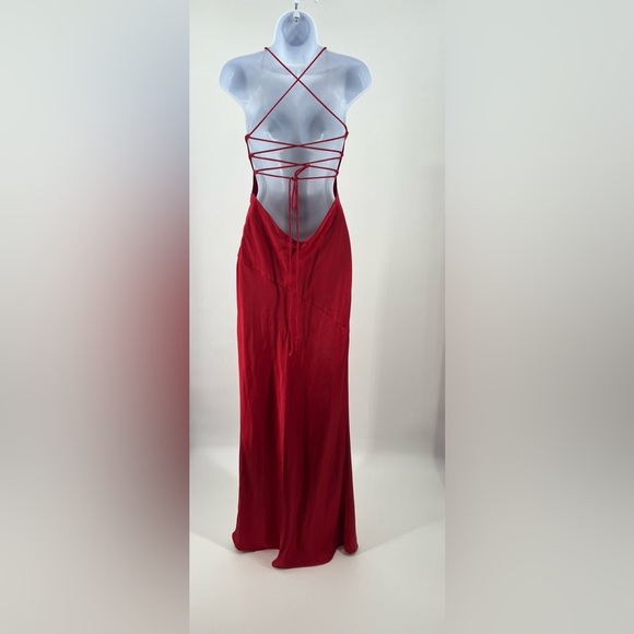 Babyboo Isobel Maxi Dress in Red, size Small, NWT Love Island Themed - Picture 5 of 14